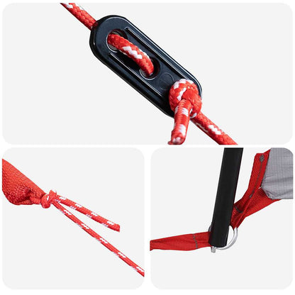 Hütten-Zelt mit Dach mit Speicher Blau 425 x 396 x 222 cm