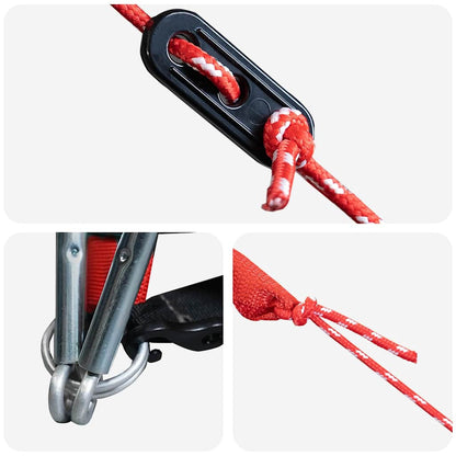 Tunnelzelt mit Dach Grün und Weiß 328 x 228 x 115 cm