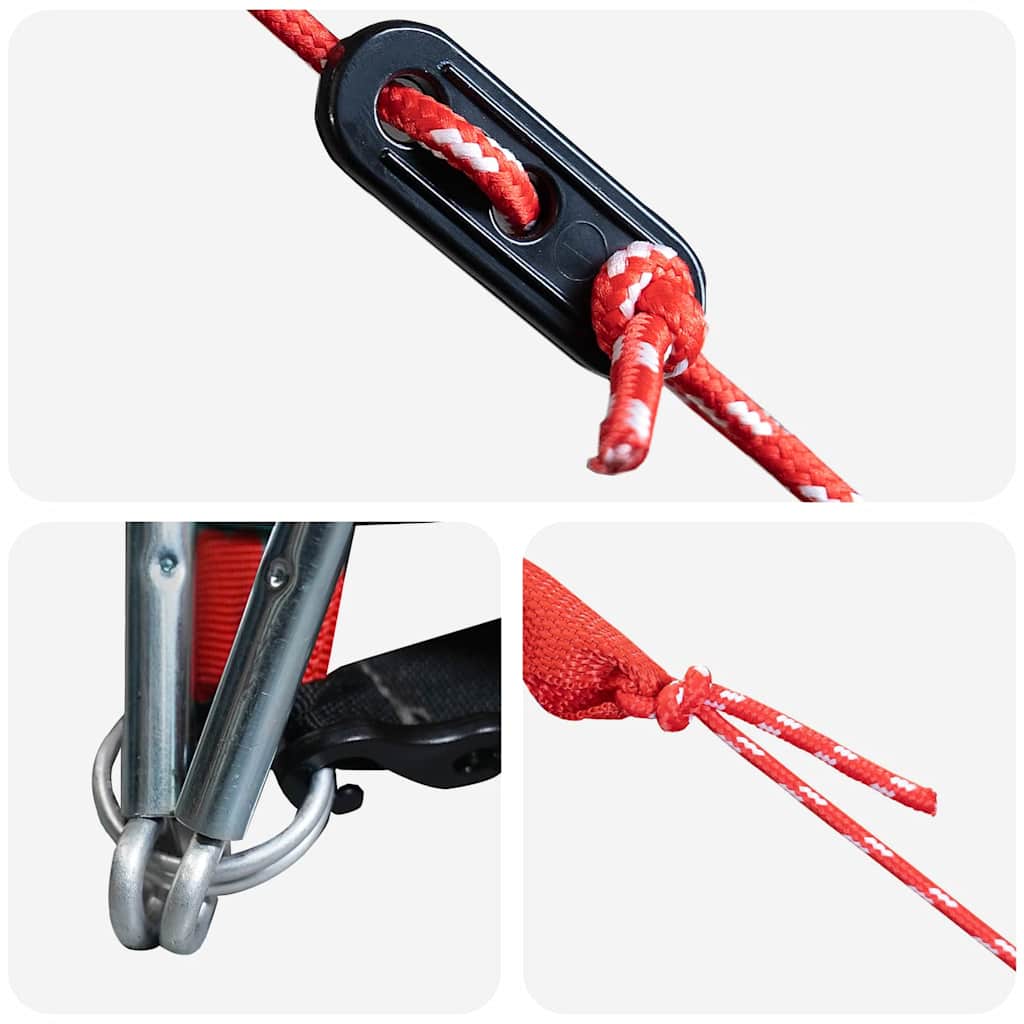 Tunnelzelt mit Dach Blau und Grau 328 x 228 x 115 cm