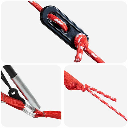 Familienzelt mit Dach Grün und Grau 460 x 430 x 214 cm