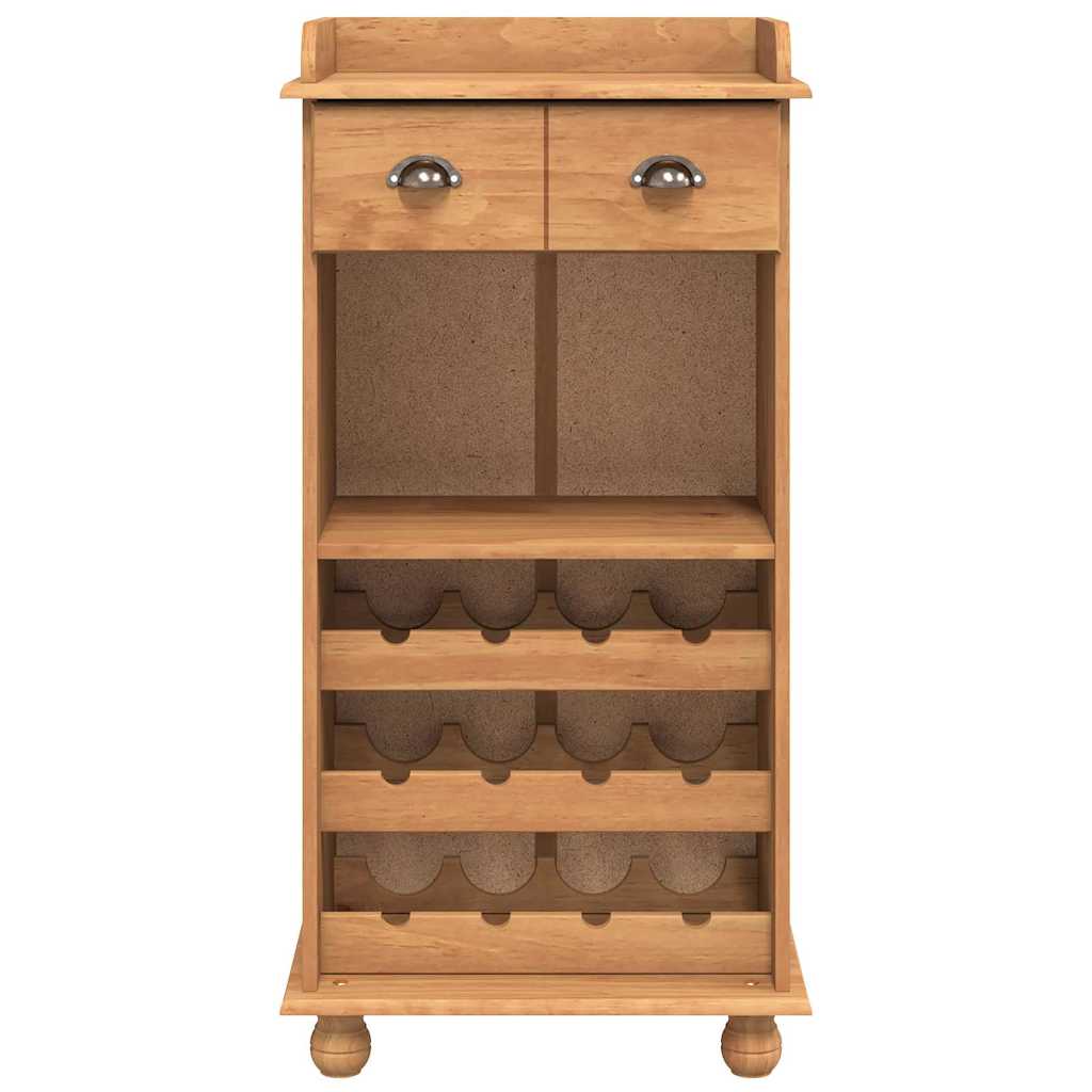 Weinschrank ASKIM Honigwachs 57 x 37 x 114 cm