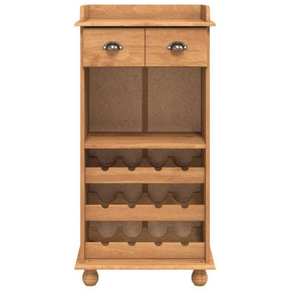 Weinschrank ASKIM Honigwachs 57 x 37 x 114 cm