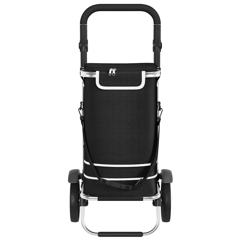 Einkaufswagen Schwarz 36,5 x 46,5 x 100,5 cm Oxford-stoff