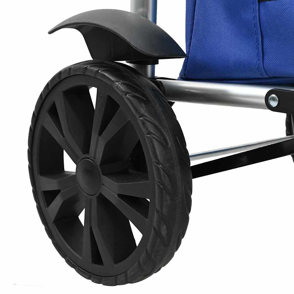 Einkaufswagen Blau 36,5 x 46,5 x 100,5 cm Oxford-stoff