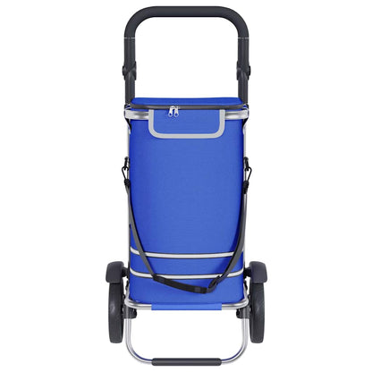 Einkaufswagen Blau 36,5 x 46,5 x 100,5 cm Oxford-stoff