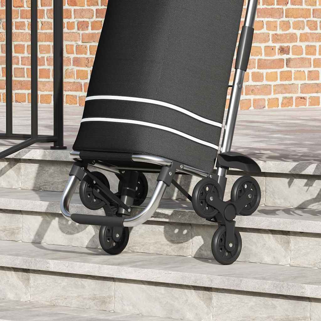 Einkaufswagen Schwarz 47 x 39 x 100,5 cm Oxford-stoff