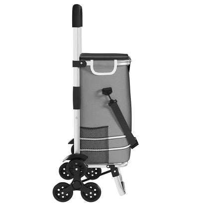 Einkaufswagen Grau 47 x 39 x 100,5 cm Oxford-stoff