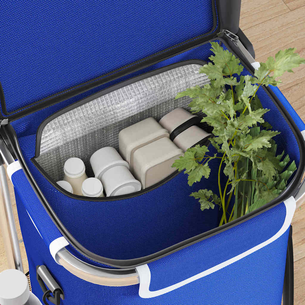 Einkaufswagen Blau 47 x 39 x 100,5 cm Oxford-stoff