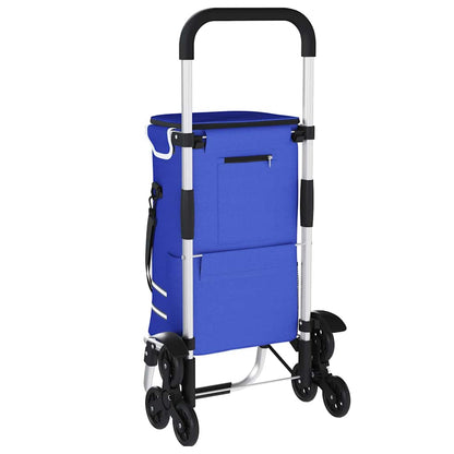 Einkaufswagen Blau 47 x 39 x 100,5 cm Oxford-stoff