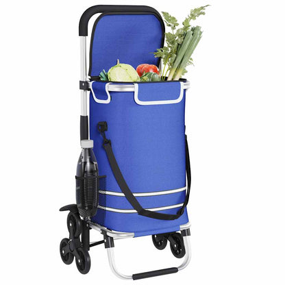Einkaufswagen Blau 47 x 39 x 100,5 cm Oxford-stoff