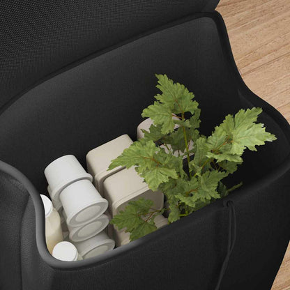 Einkaufswagen Schwarz 35 x 28 x 92 cm Oxford-stoff