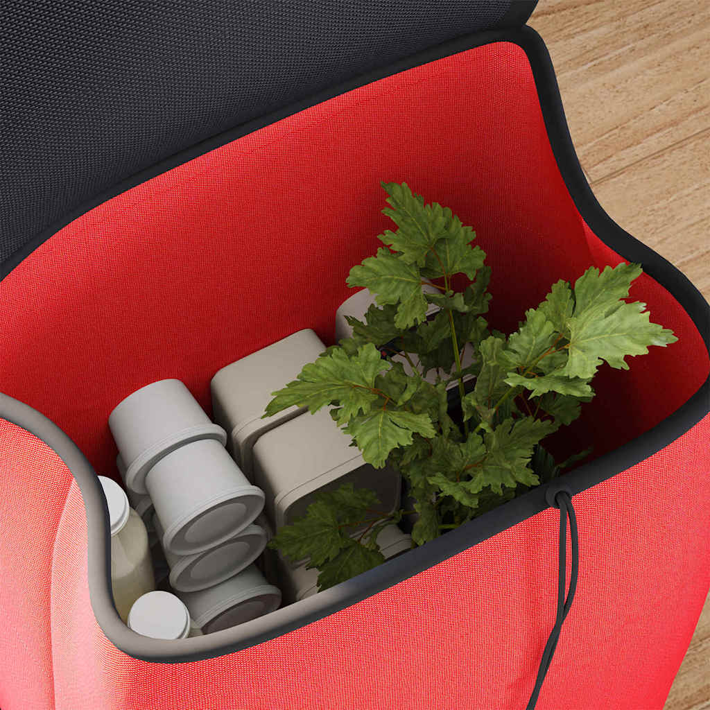 Einkaufswagen Rot 35 x 28 x 92 cm Oxford-stoff