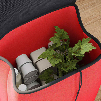 Einkaufswagen Rot 35 x 28 x 92 cm Oxford-stoff