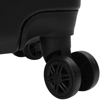 Koffer mit Schloss 3 pcs Schwarz 50 x 31 x 78 cm ABS Kunststoff