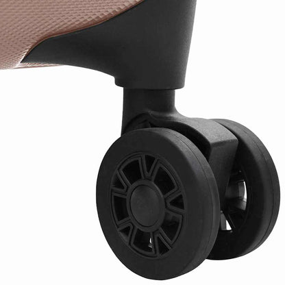 Koffer mit Schloss Roségold 43 x 27 x 66 cm ABS Kunststoff