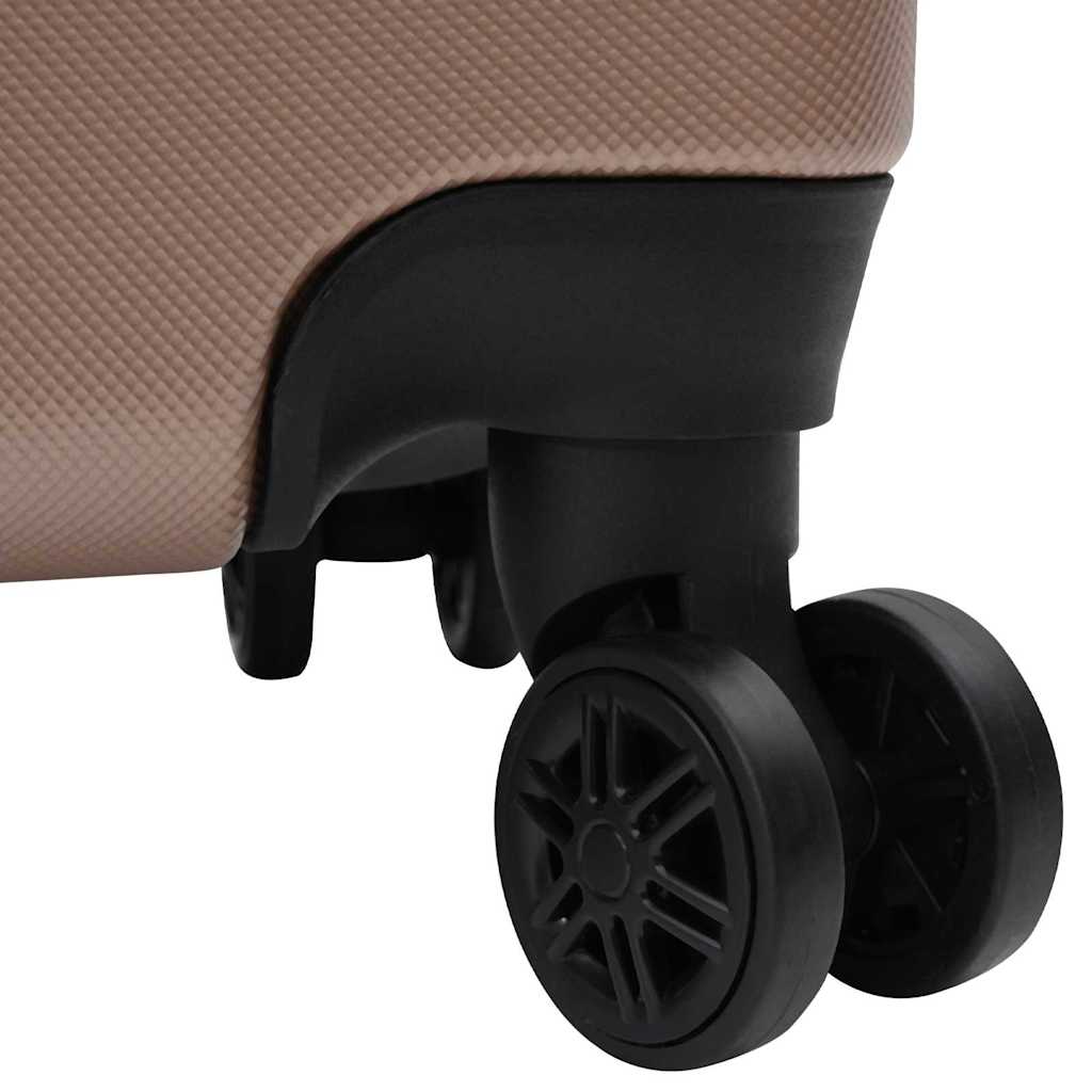 Koffer 3 pcs Roségold 50 x 31 x 78 cm ABS Kunststoff