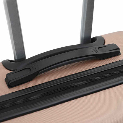 Koffer 3 pcs Roségold 50 x 31 x 78 cm ABS Kunststoff