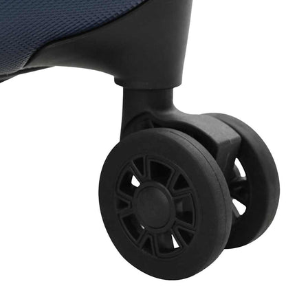 Koffer mit Schloss Dunkelblau 43 x 27 x 66 cm ABS Kunststoff