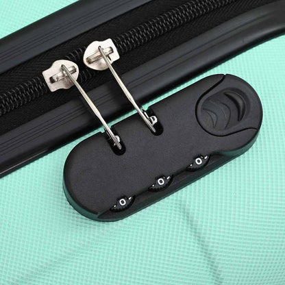 Koffer 3 pcs Mintgrün 50 x 31 x 78 cm ABS Kunststoff