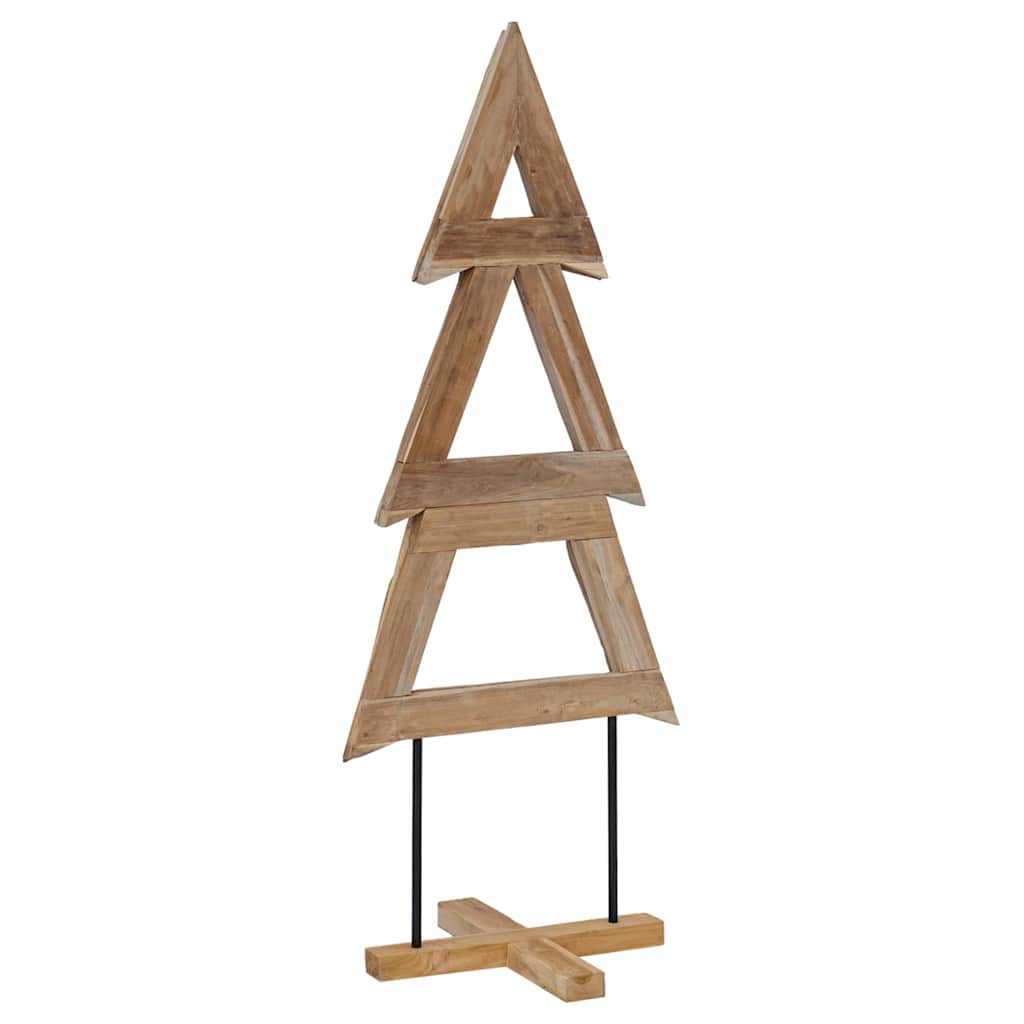 Weihnachtsbaum mit Ständer Braun 150 cm Massivholz Teak