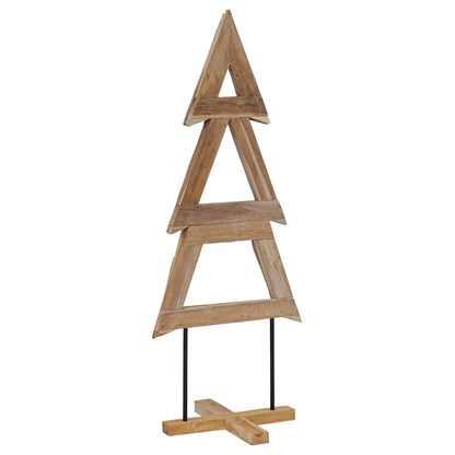 Weihnachtsbaum mit Ständer Braun 150 cm Massivholz Teak