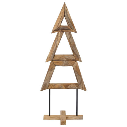 Weihnachtsbaum mit Ständer Braun 150 cm Massivholz Teak