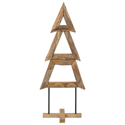 Weihnachtsbaum mit Ständer Braun 150 cm Massivholz Teak