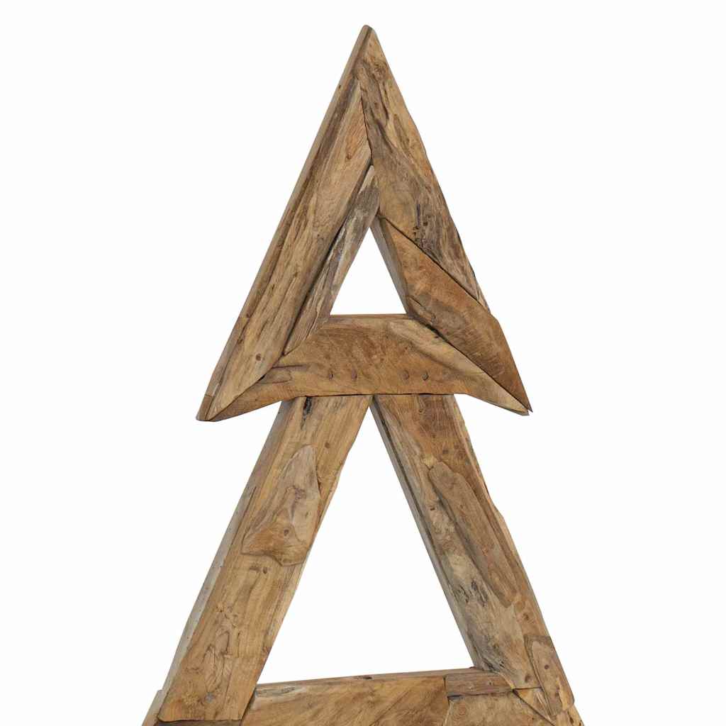 Weihnachtsbaum mit Ständer Braun 180 cm Massivholz Teak