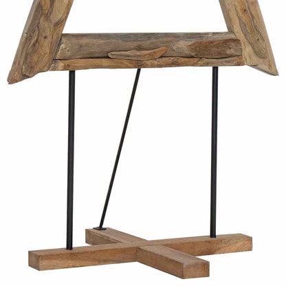 Weihnachtsbaum mit Ständer Braun 180 cm Massivholz Teak