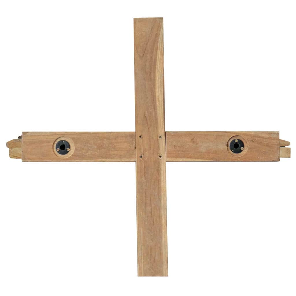 Weihnachtsbaum mit Ständer Braun 180 cm Massivholz Teak