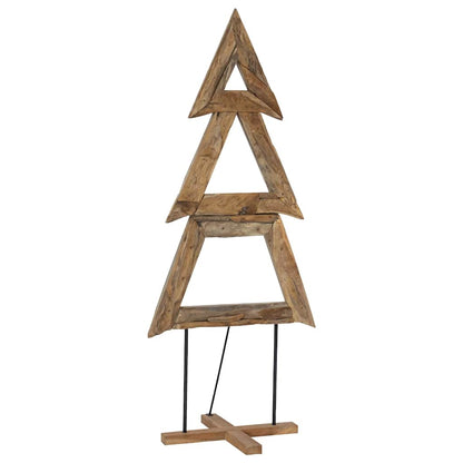 Weihnachtsbaum mit Ständer Braun 180 cm Massivholz Teak