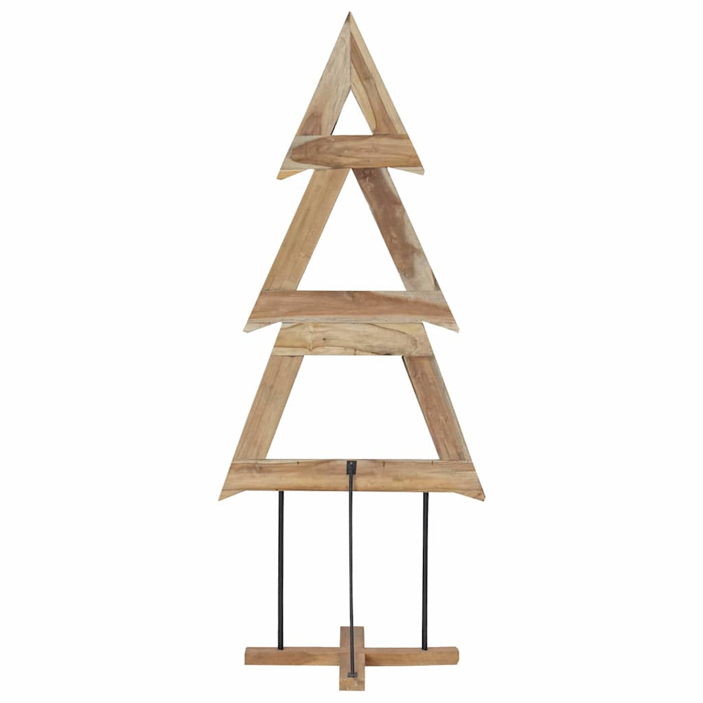 Weihnachtsbaum mit Ständer Braun 180 cm Massivholz Teak
