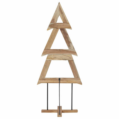 Weihnachtsbaum mit Ständer Braun 180 cm Massivholz Teak