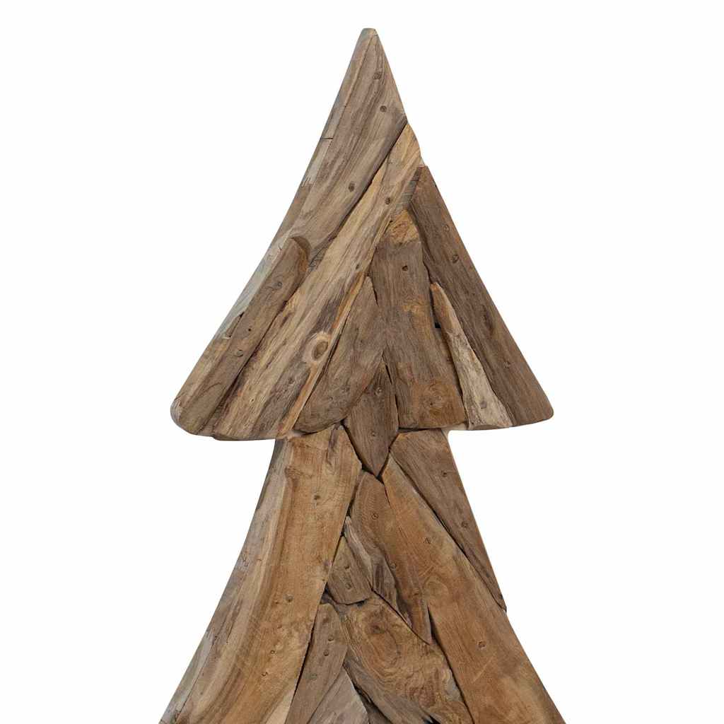 Weihnachtsbaum mit Ständer Braun 150 cm Massivholz Teak
