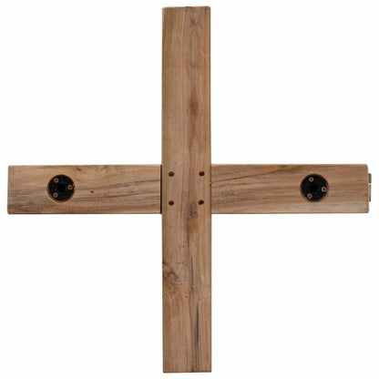 Weihnachtsbaum mit Ständer Braun 150 cm Massivholz Teak