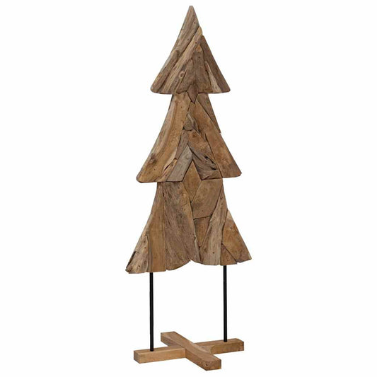 Weihnachtsbaum mit Ständer Braun 150 cm Massivholz Teak