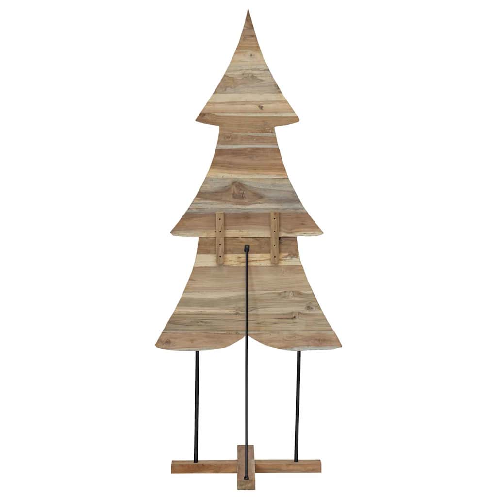 Weihnachtsbaum mit Ständer Braun 180 cm Massivholz Teak