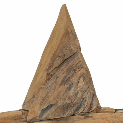 Weihnachtsstern Braun 45 x 5 x 60 cm Massivholz Teak