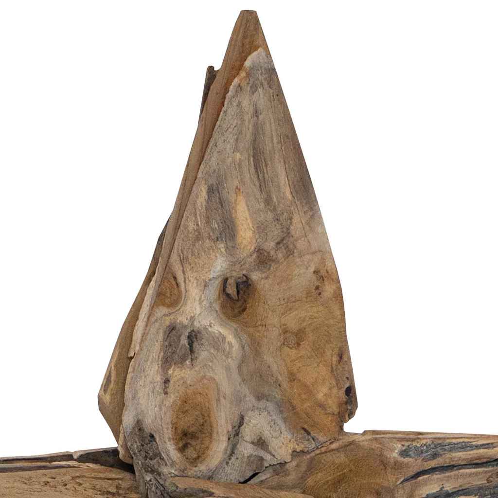 Weihnachtsstern Braun 60 x 5 x 75 cm Massivholz Teak