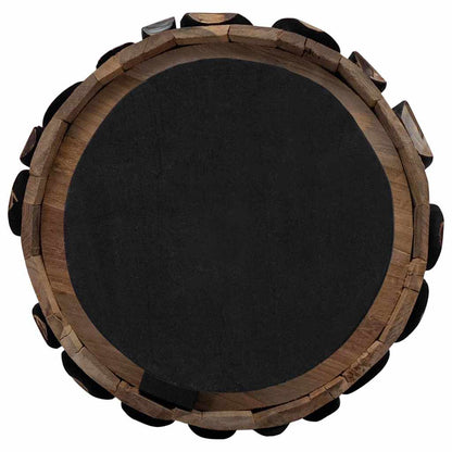 Weihnachtsbaum mit Ständer Braun 120 cm Massivholz Teak