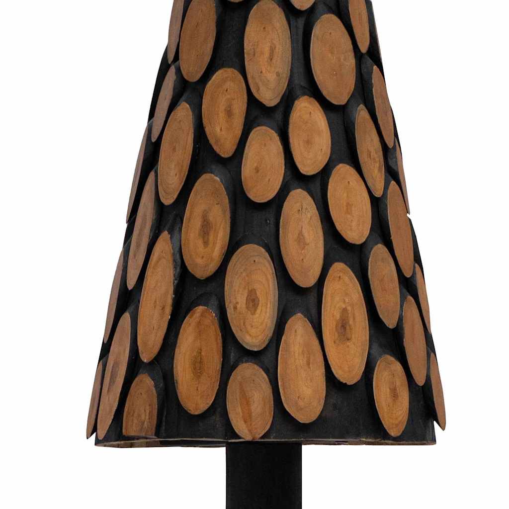 Weihnachtsbaum mit Ständer Braun 150 cm Massivholz Teak