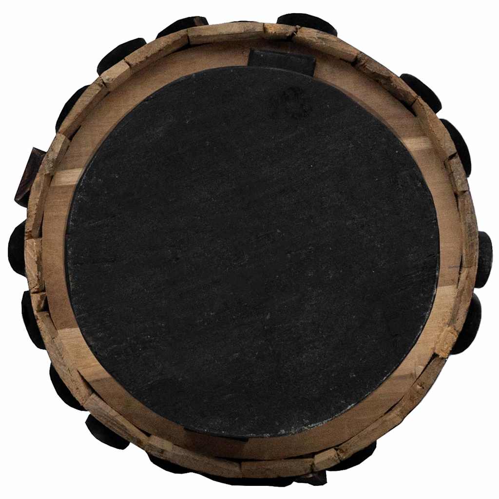 Weihnachtsbaum mit Ständer Braun 150 cm Massivholz Teak