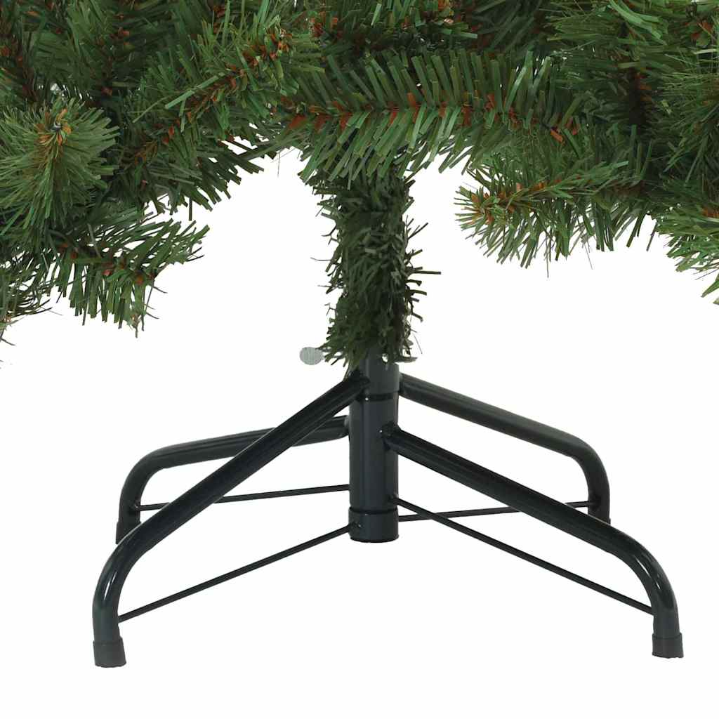 Künstlicher klappbarer Weihnachtsbaum Grün 150 cm PVC, Stahl