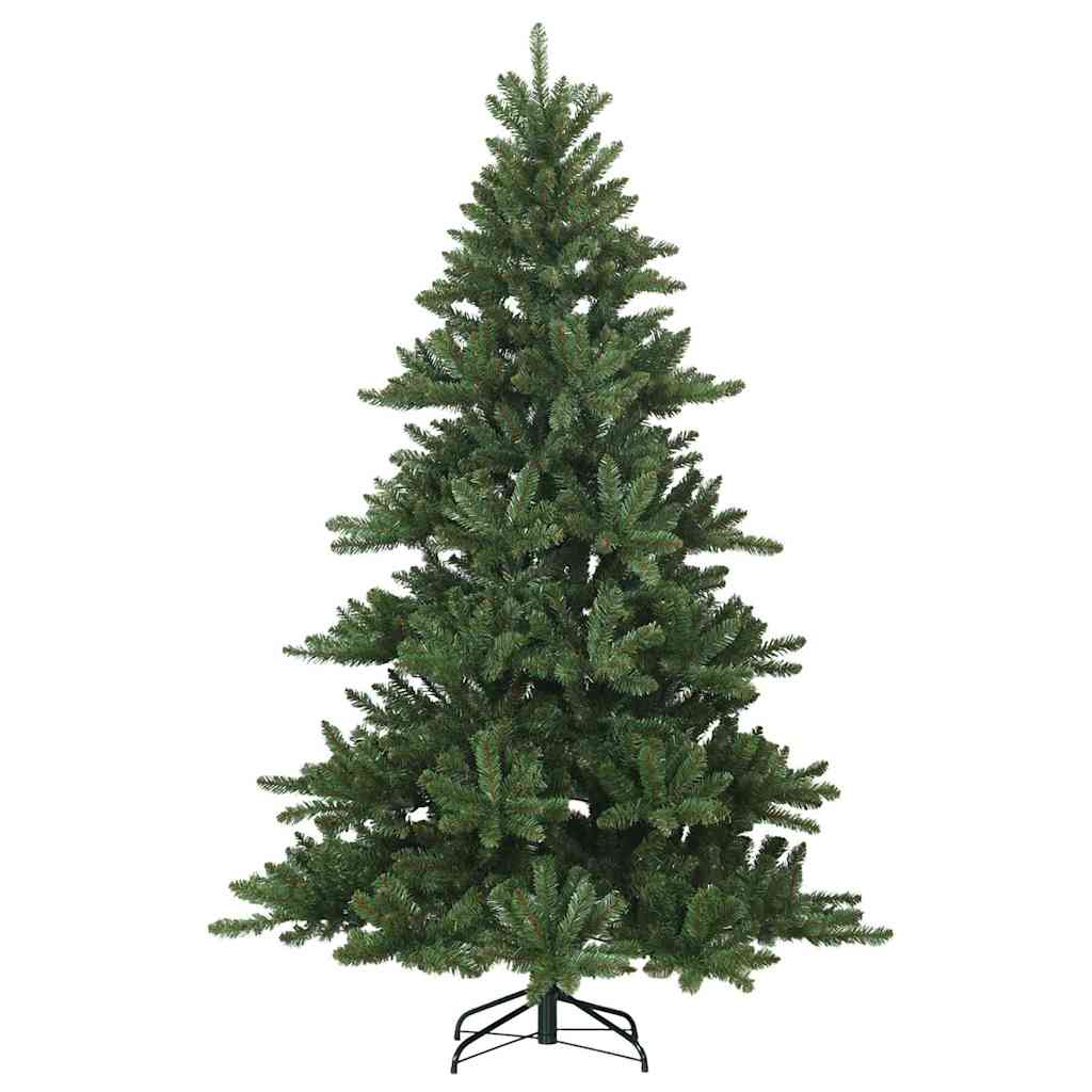 Künstlicher klappbarer Weihnachtsbaum Grün 180 cm PVC, Stahl