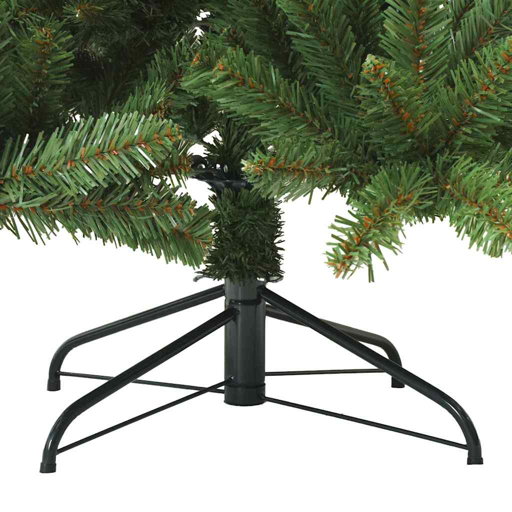 Künstlicher klappbarer Weihnachtsbaum Grün 210 cm PVC, Stahl