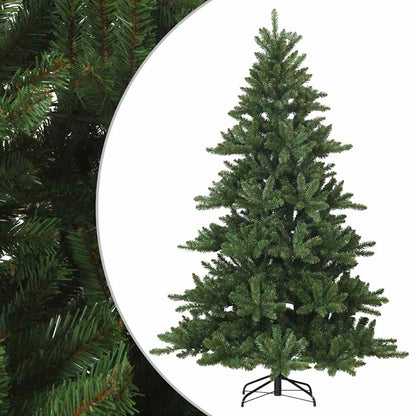 Künstlicher klappbarer Weihnachtsbaum Grün 210 cm PVC, Stahl