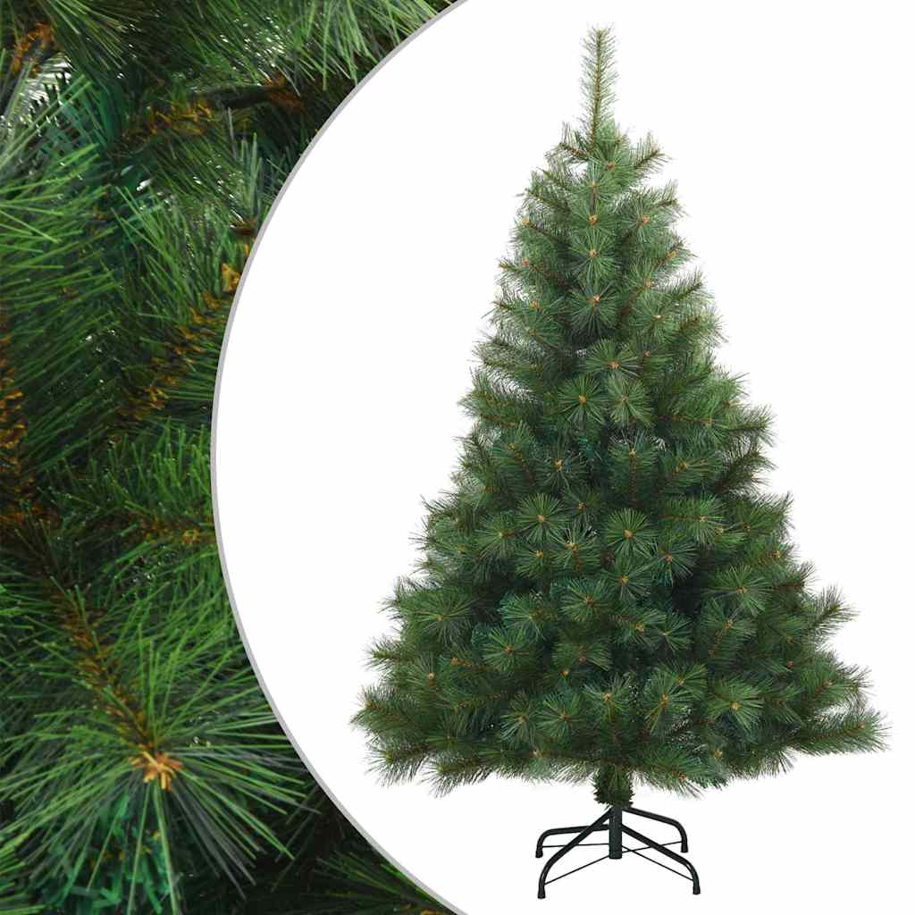 Künstlicher klappbarer Weihnachtsbaum Grün 120 cm PVC, Stahl