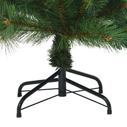 Künstlicher klappbarer Weihnachtsbaum Grün 150 cm PVC, Stahl