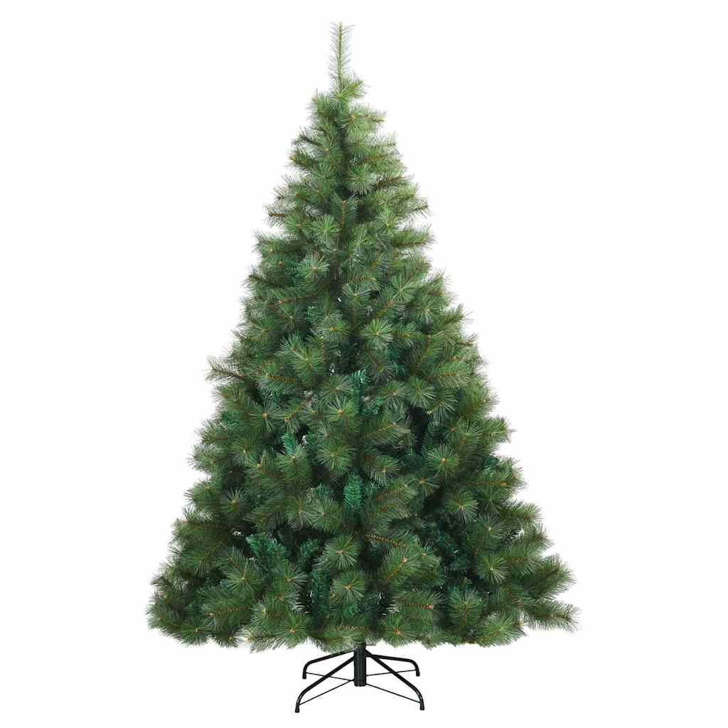 Künstlicher klappbarer Weihnachtsbaum Grün 180 cm PVC, Stahl