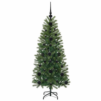 Künstlicher Weihnachtsbaum mit 150 LEDs Grün 120 cm PE und PVC